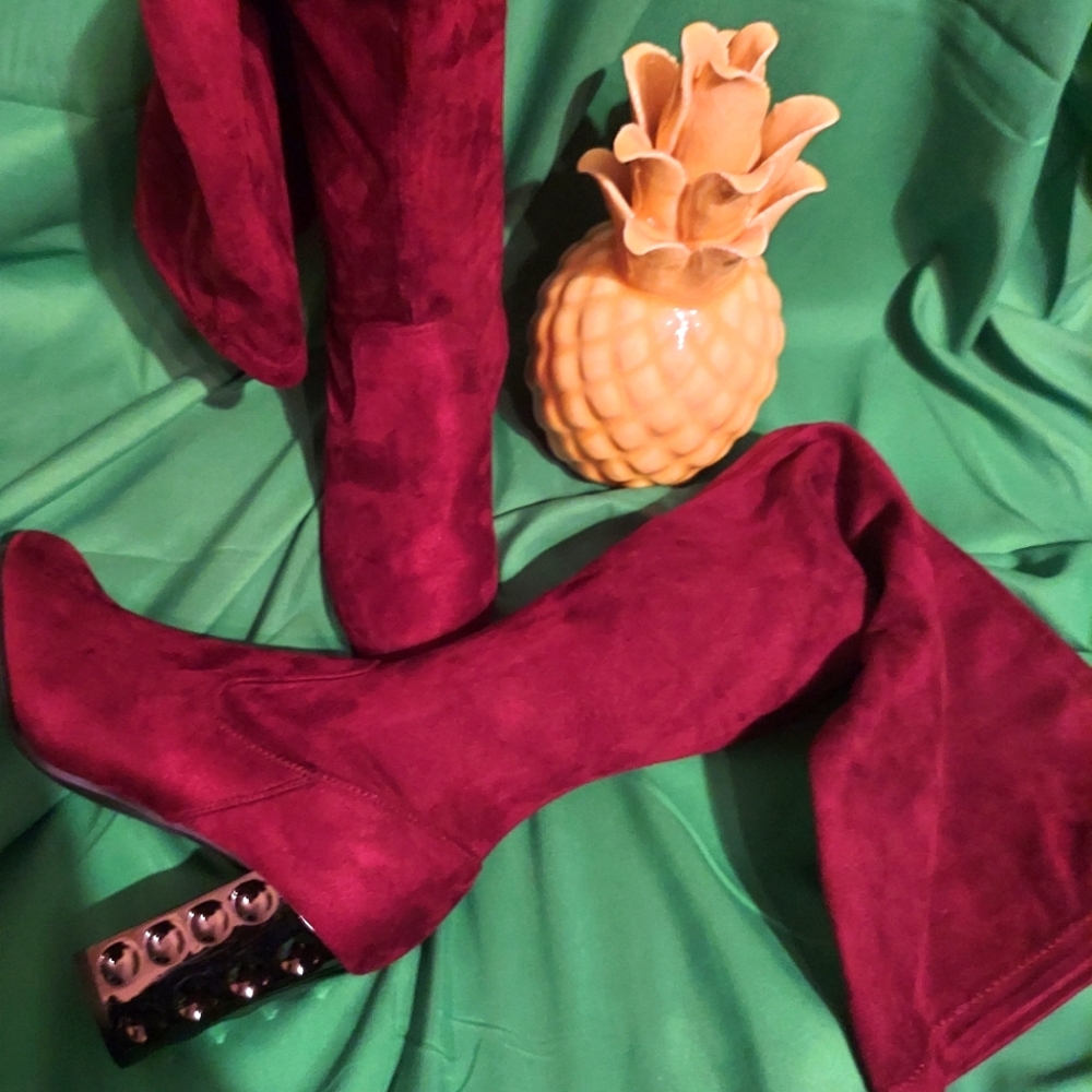 Carlos suede thigh boots